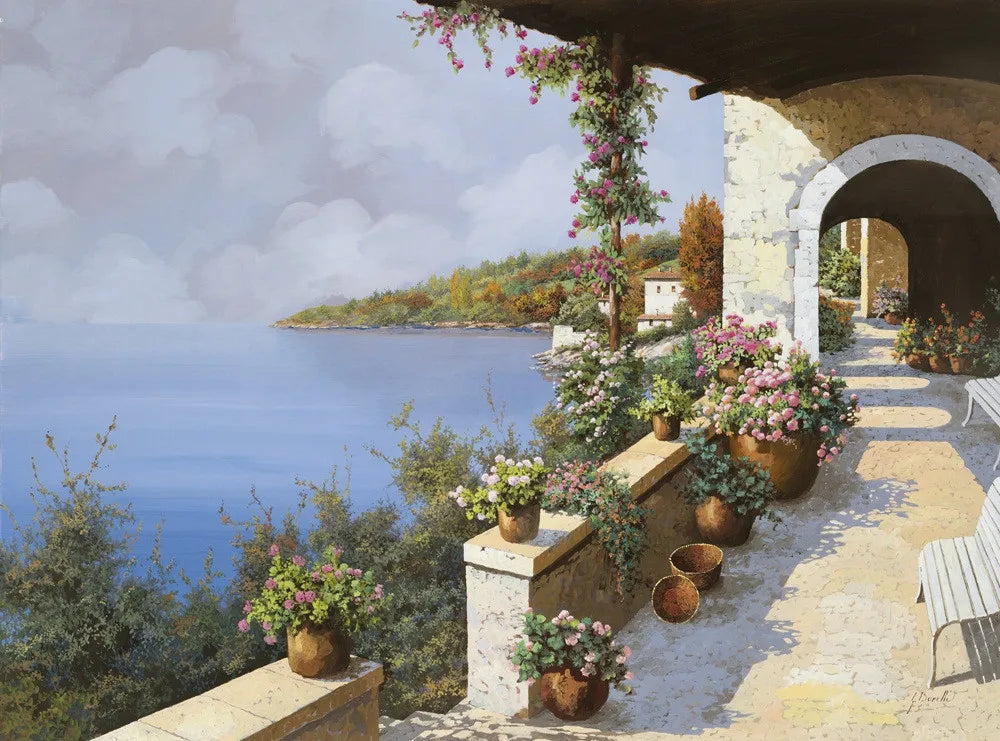 Terrace by the sea