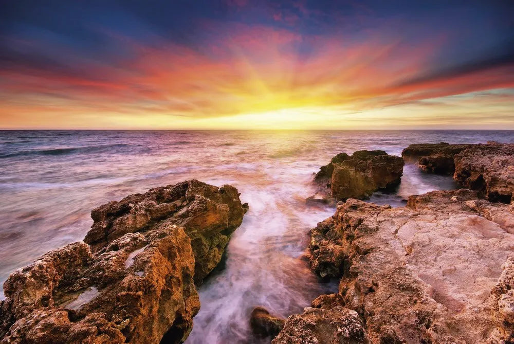 Sunrise over the sea