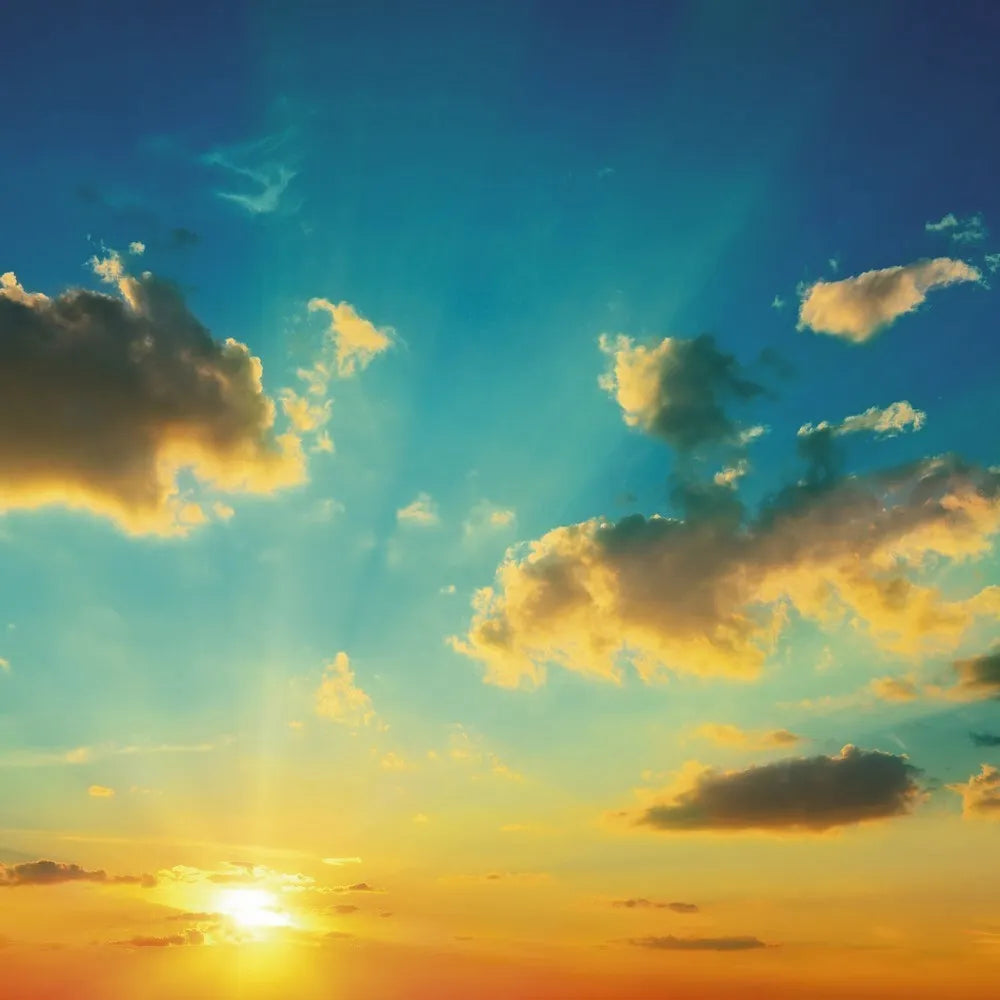 Dawn, the sky