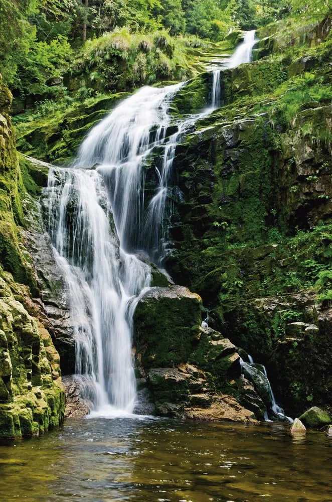 Waterfall mountain river