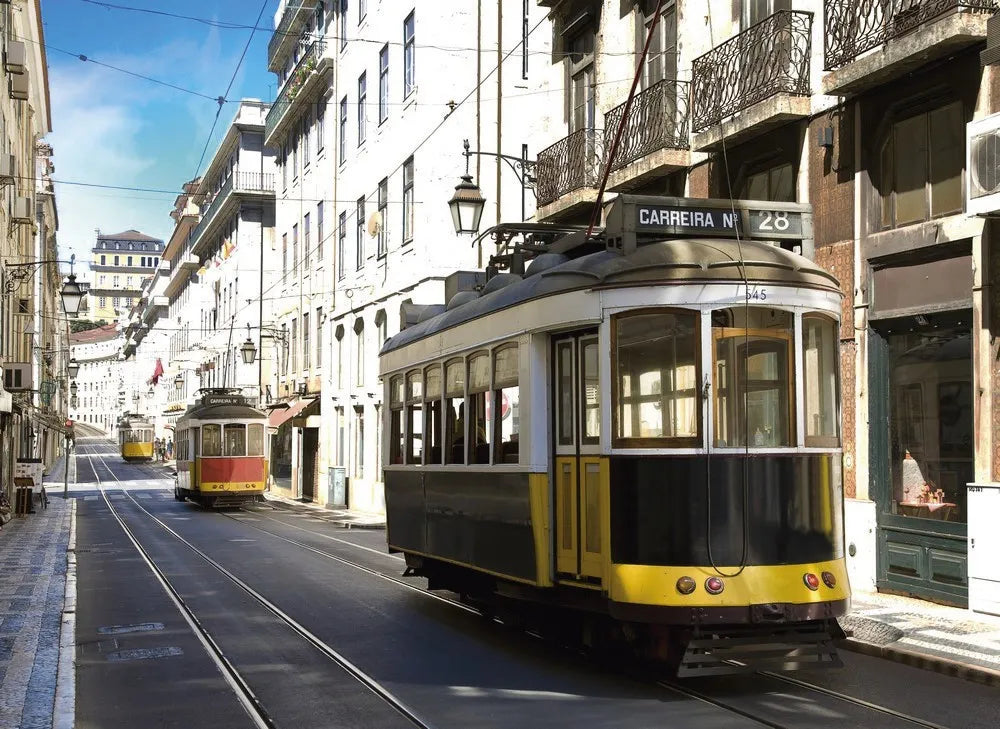 Retro tram, Portugal