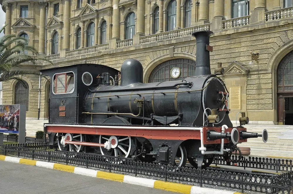 The locomotive exhibit