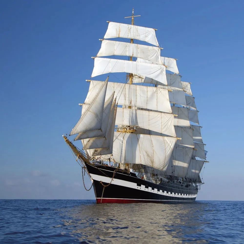 A large sailing ship
