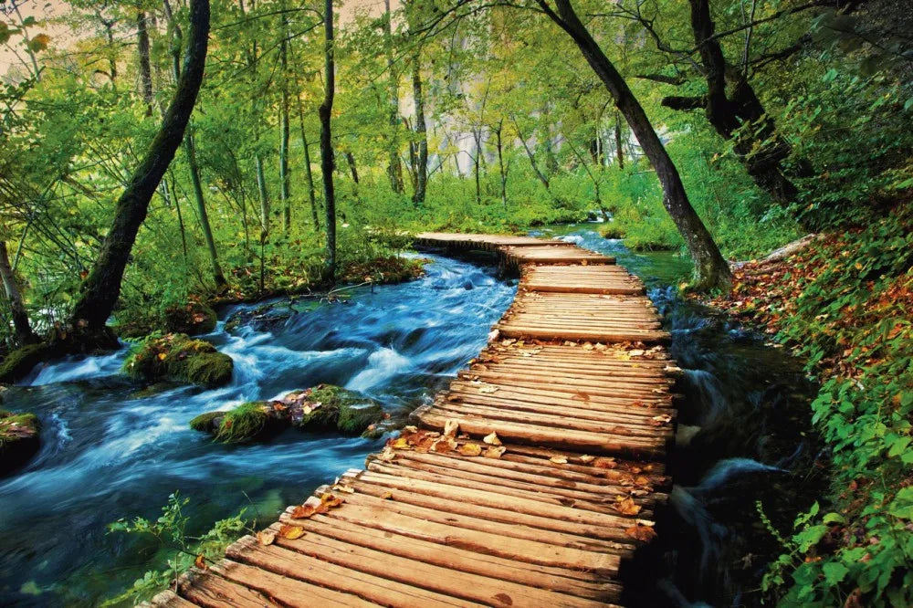 Alley in a mountain river