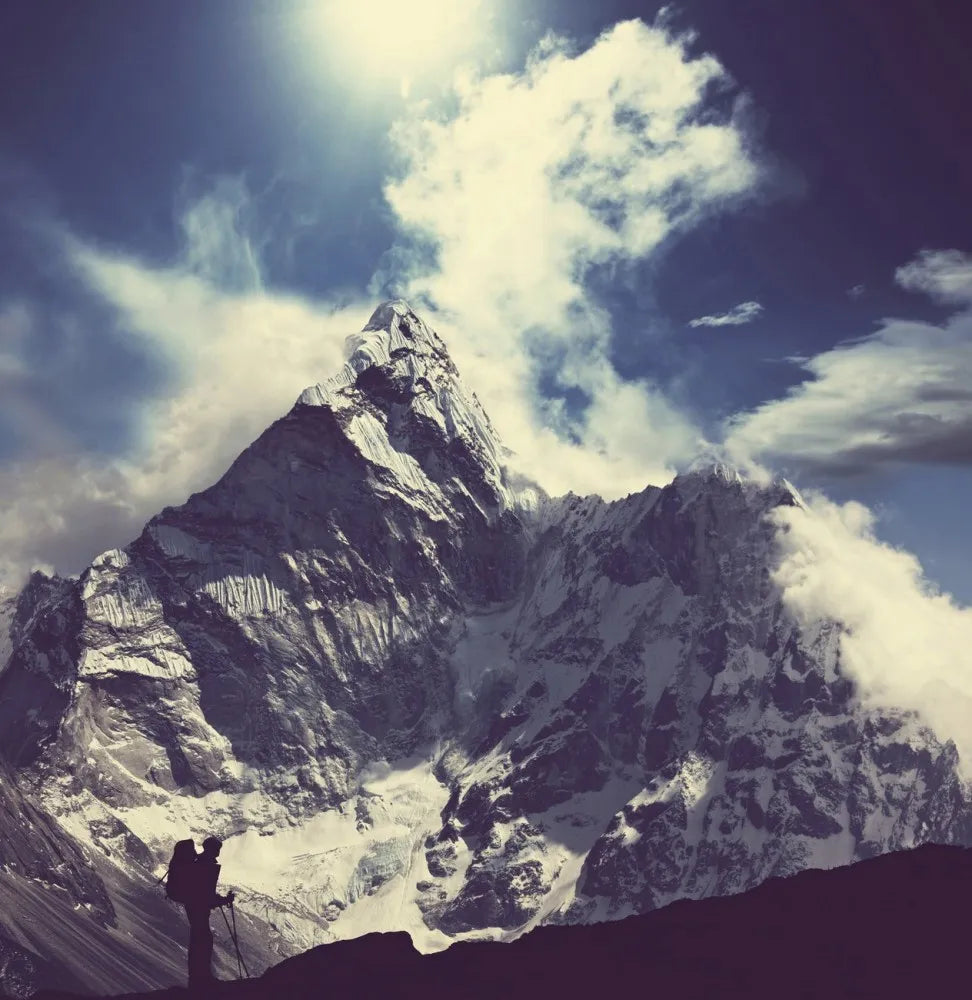 The peak tops