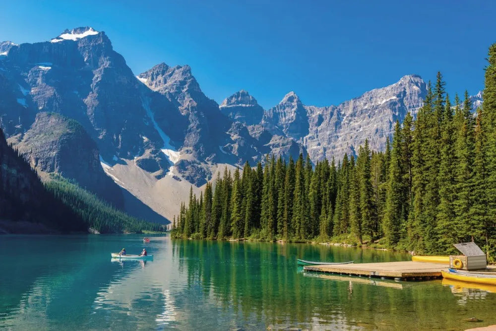 The lake in the valley
