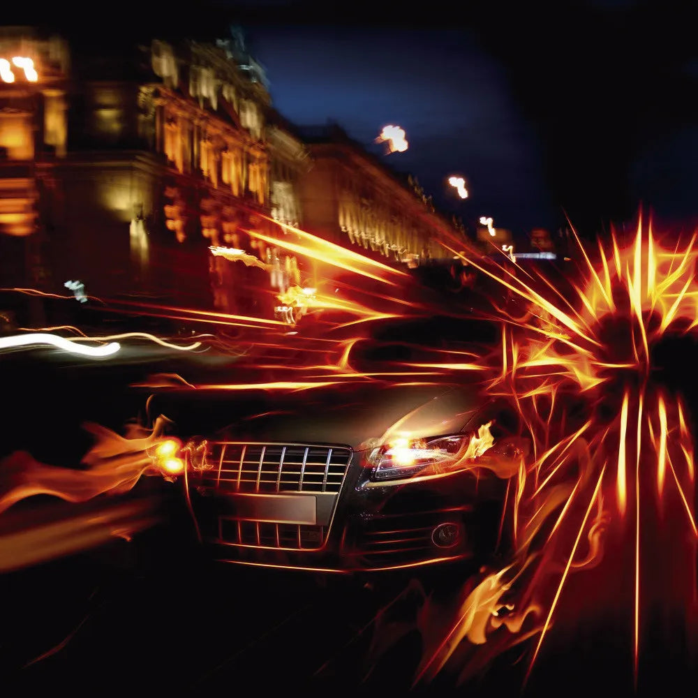 Fire car