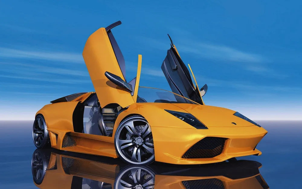Yellow car