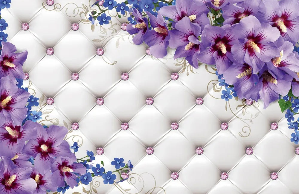 Hibiscus and rhinestones