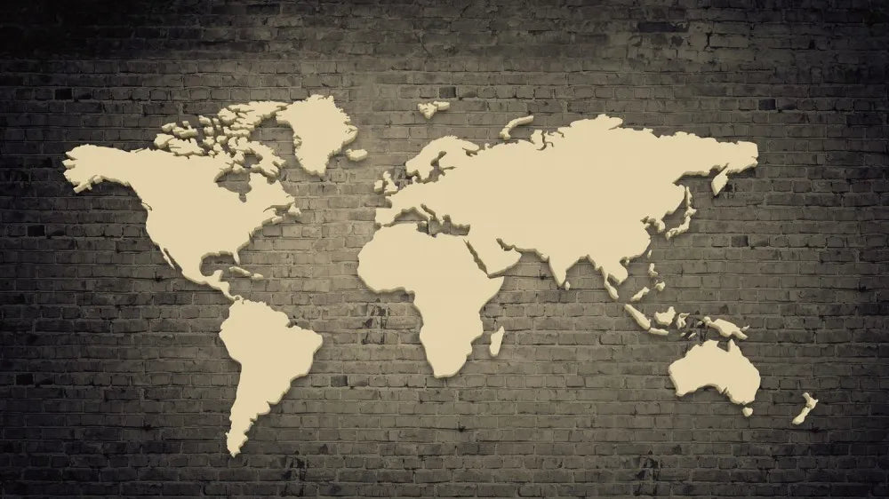 The map on the wall