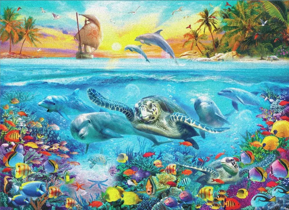 Illustration of the underwater world