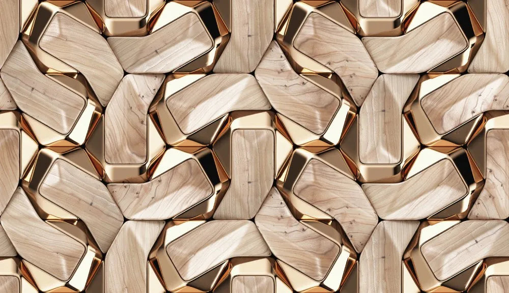 Wood and metal, 3D