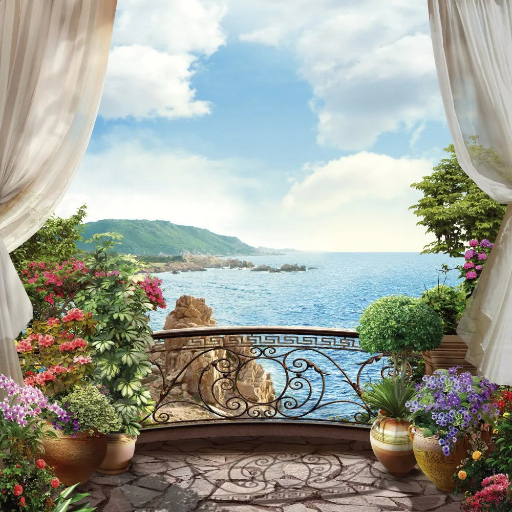 Balcony by the sea