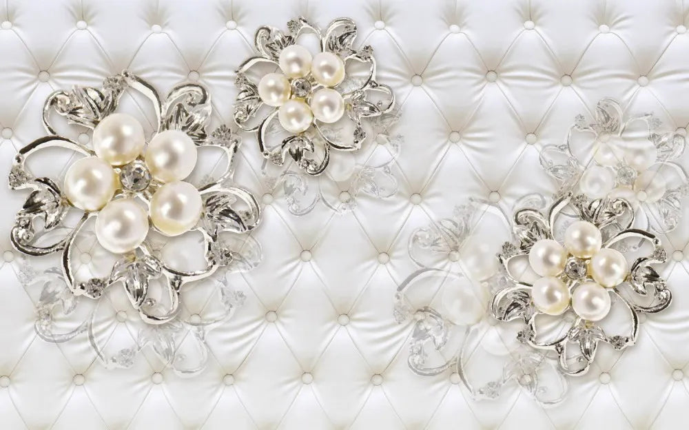 Pearl flowers 3D