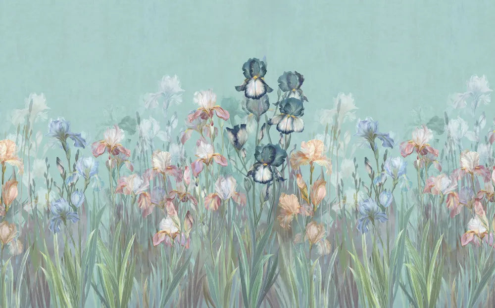 Summer blooming field