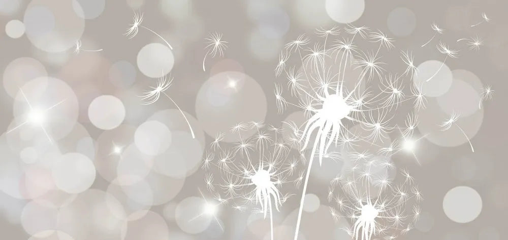 Abstract dandelions