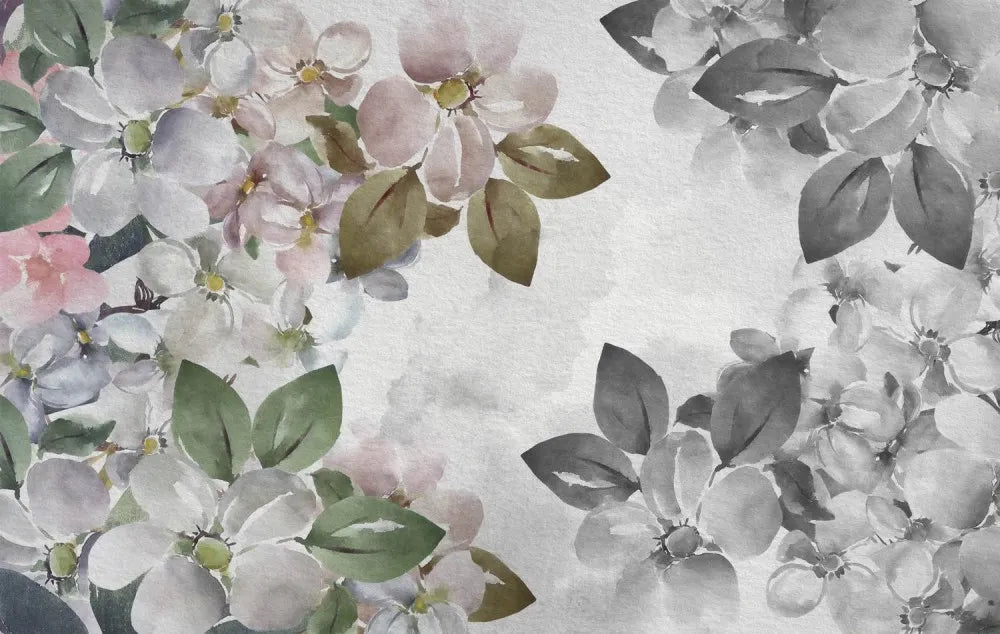 The spring bloom watercolor