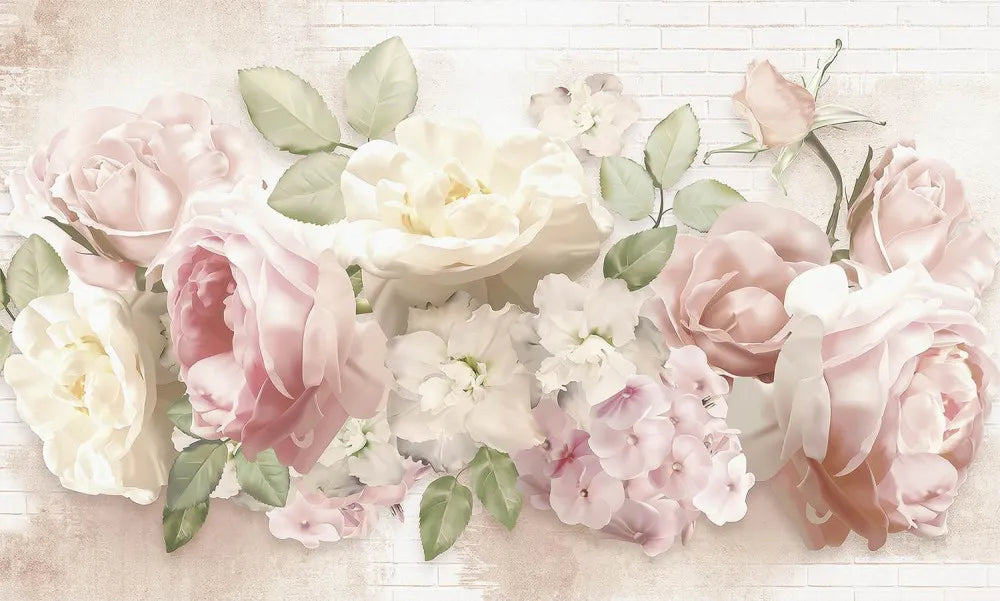 Floral arrangement, drawing