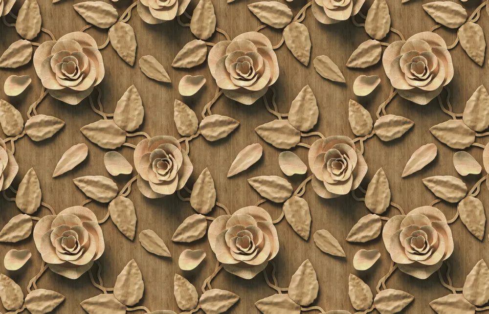 Relief rose 3D