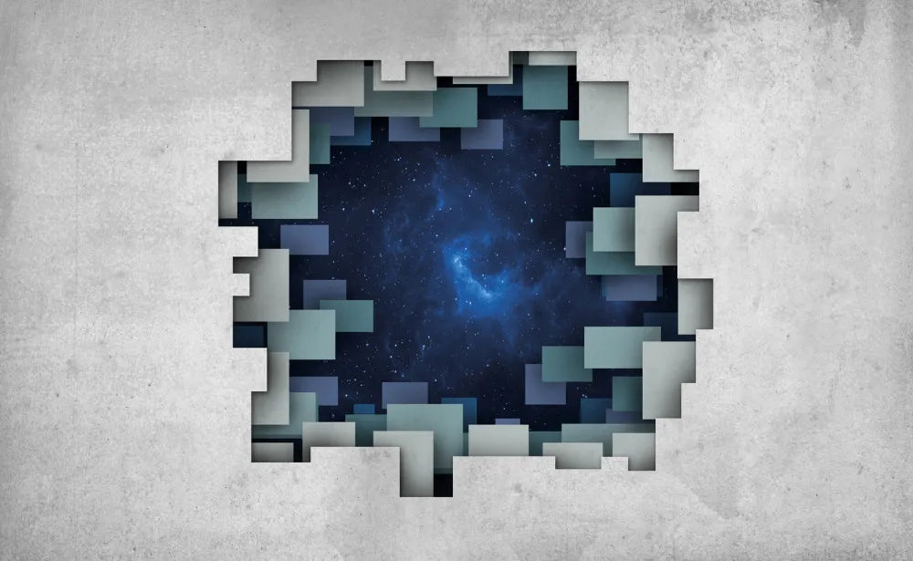 Rear wall and the galaxy