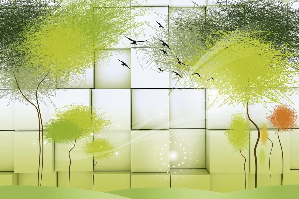 Cubes and abstract trees