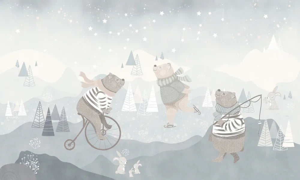 Bears in the mountains