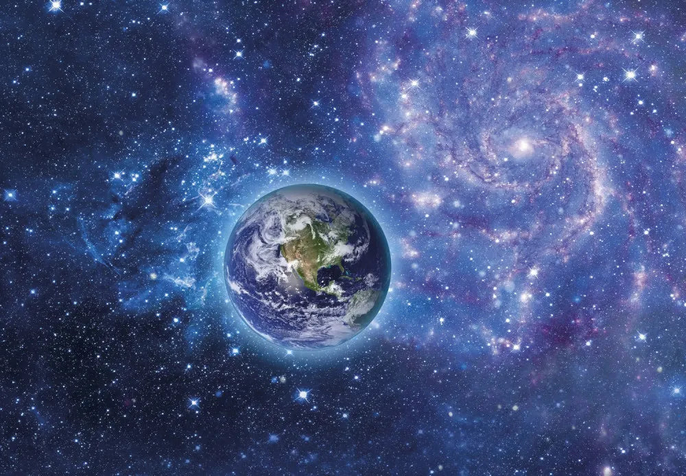 The earth and the galaxy
