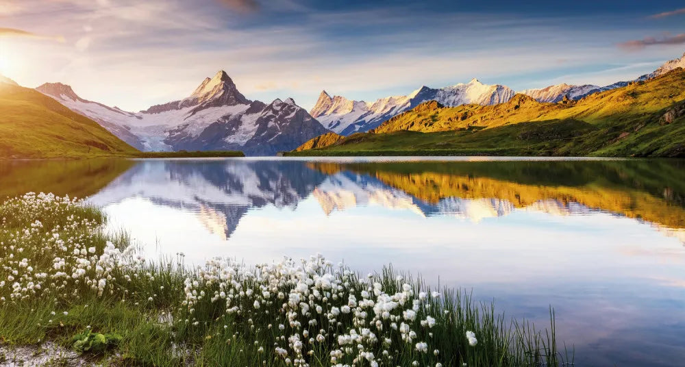 Mountain lake in the Alps