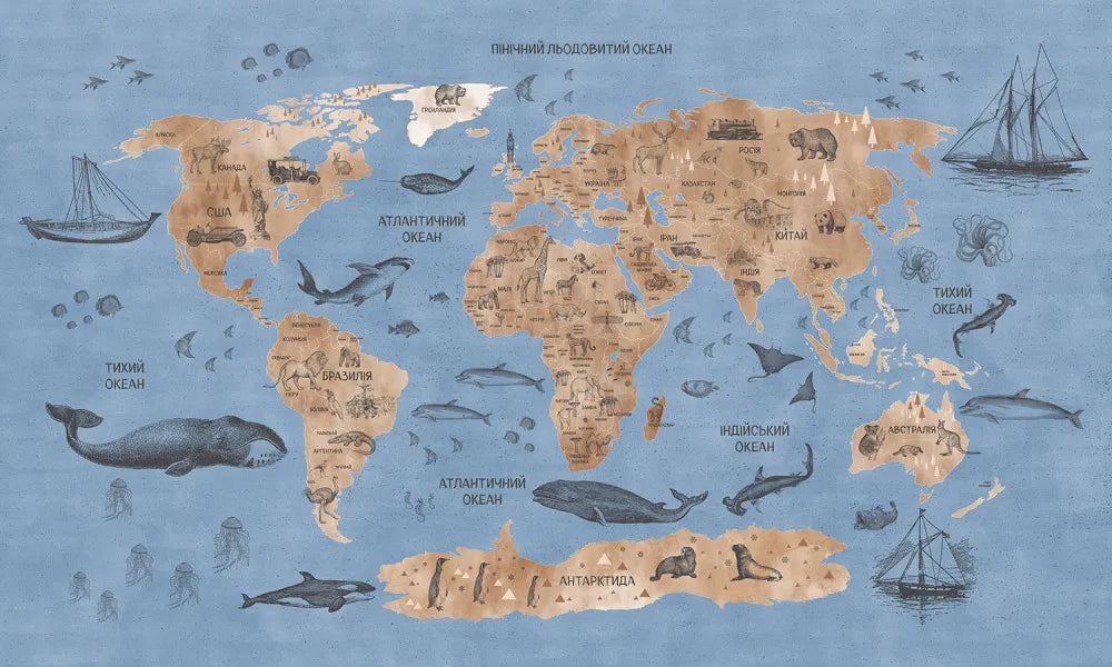 Children's map of the sea, UKR