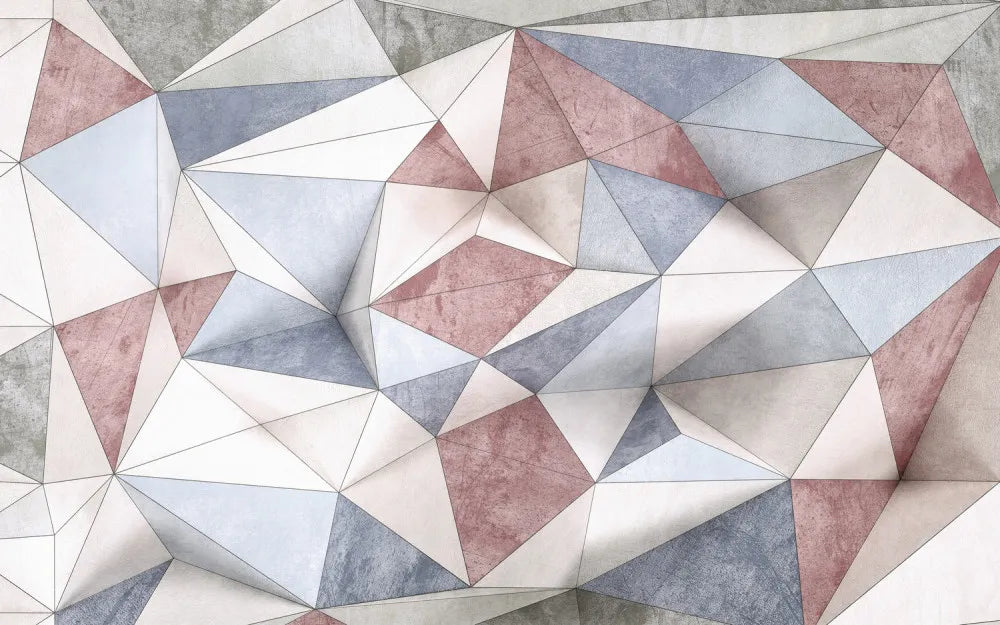 Colorful triangular polygons