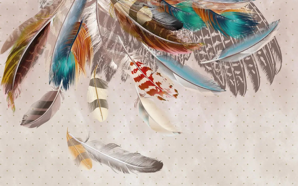 Bright feathers