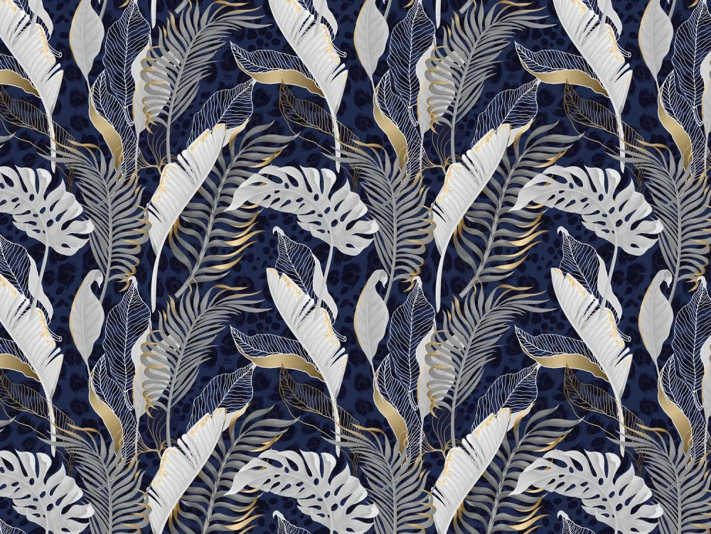 Tropical leaves of gold