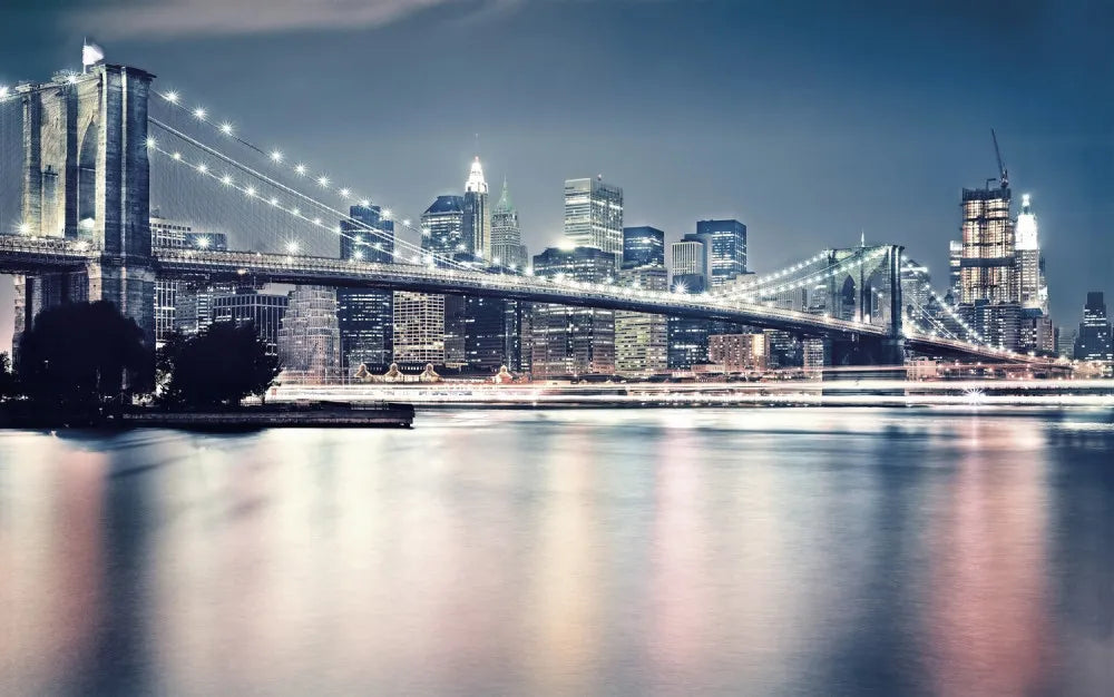 Night Brooklyn bridge