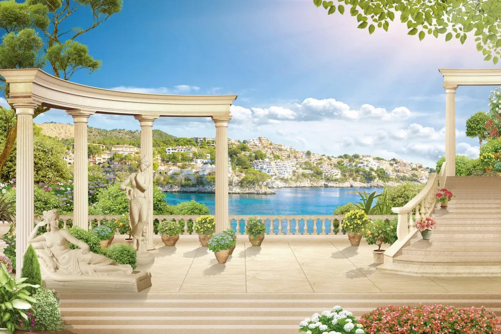 Greek terrace