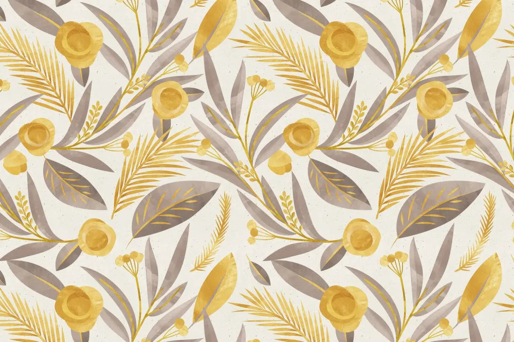 Golden flowers