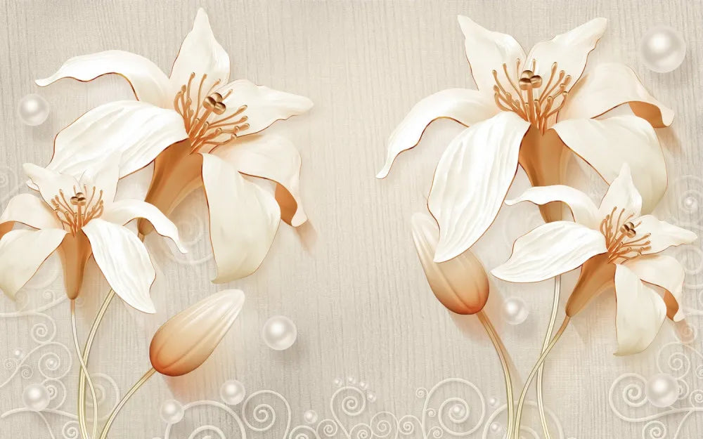 Delicate Lily of the valley 3D