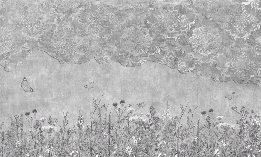 Wildflowers on the wall