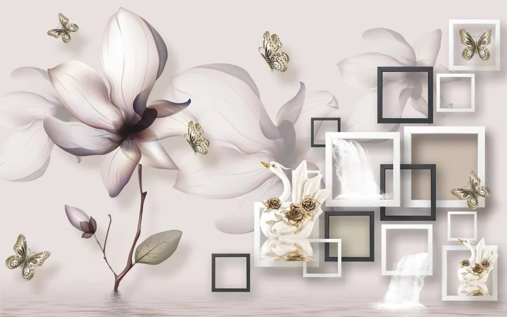 Delicate magnolia 3D