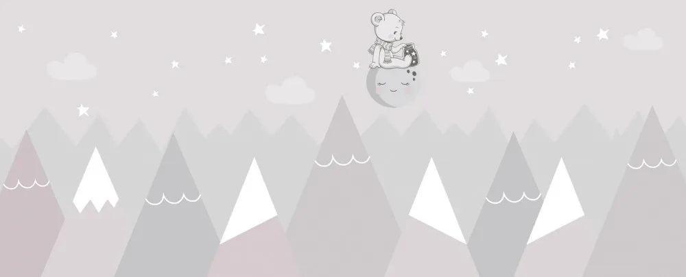 Teddy bear on the moon