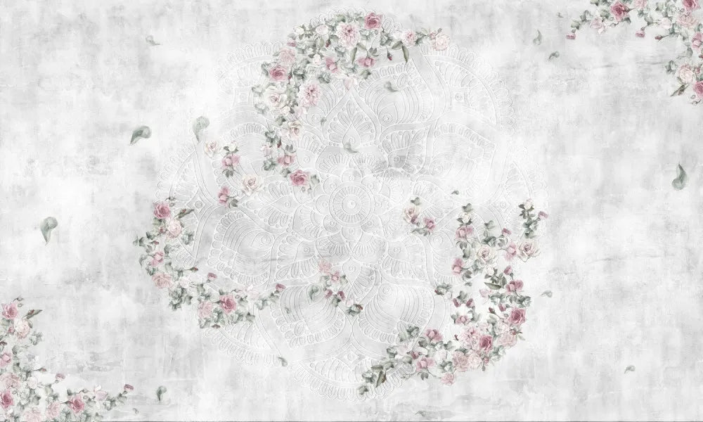 Light flower mandala