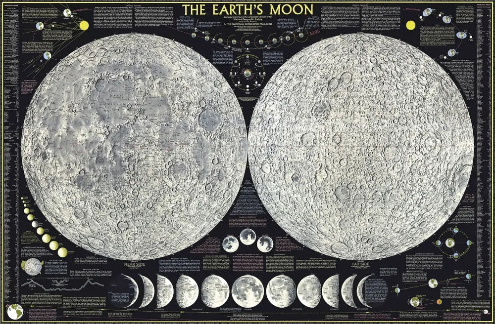 A map of the moon