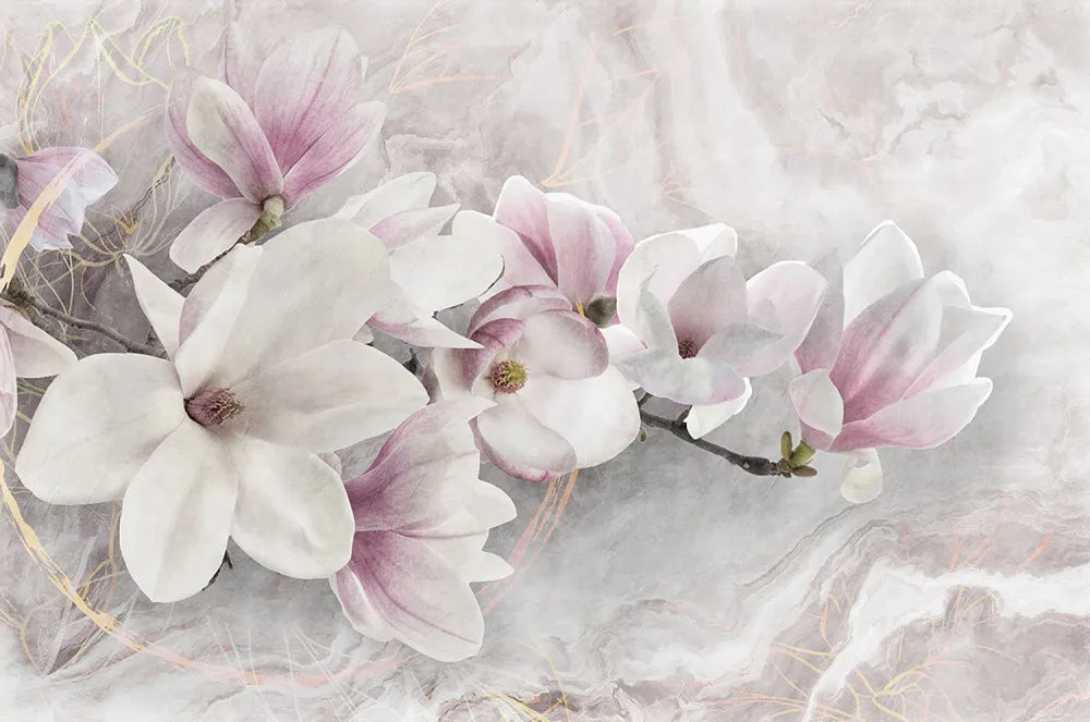 Pink magnolia 3D
