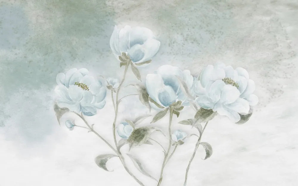 Light peonies