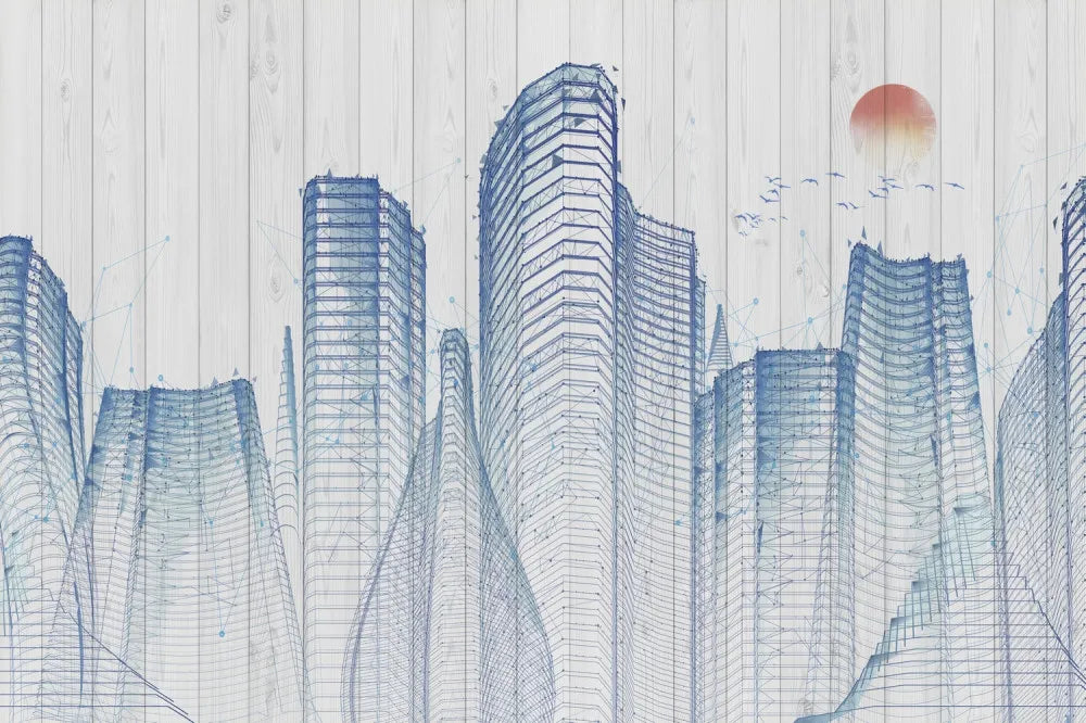 Skyscraper drawing