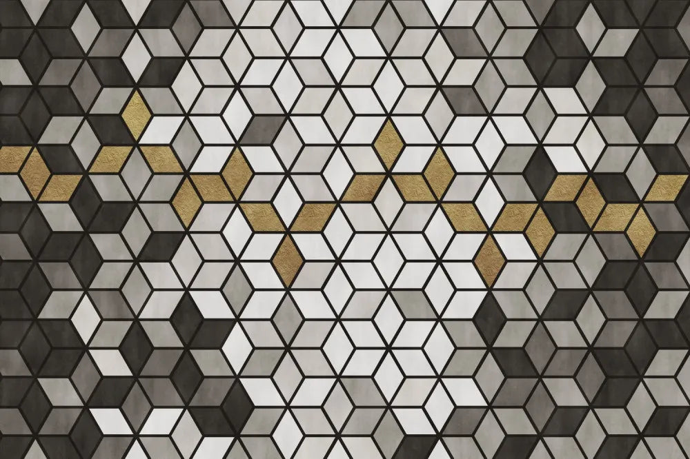 Gray rhombuses