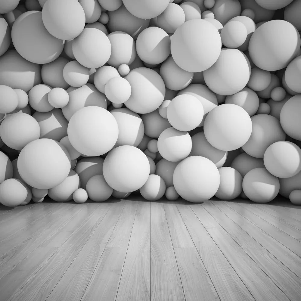 Gray Spheres 3D