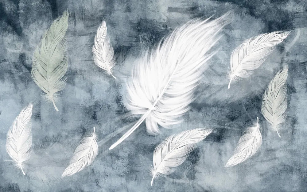 White air feathers