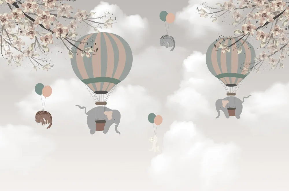 Animals on balloons