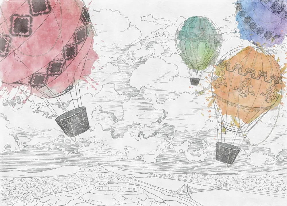 Colored balloons
