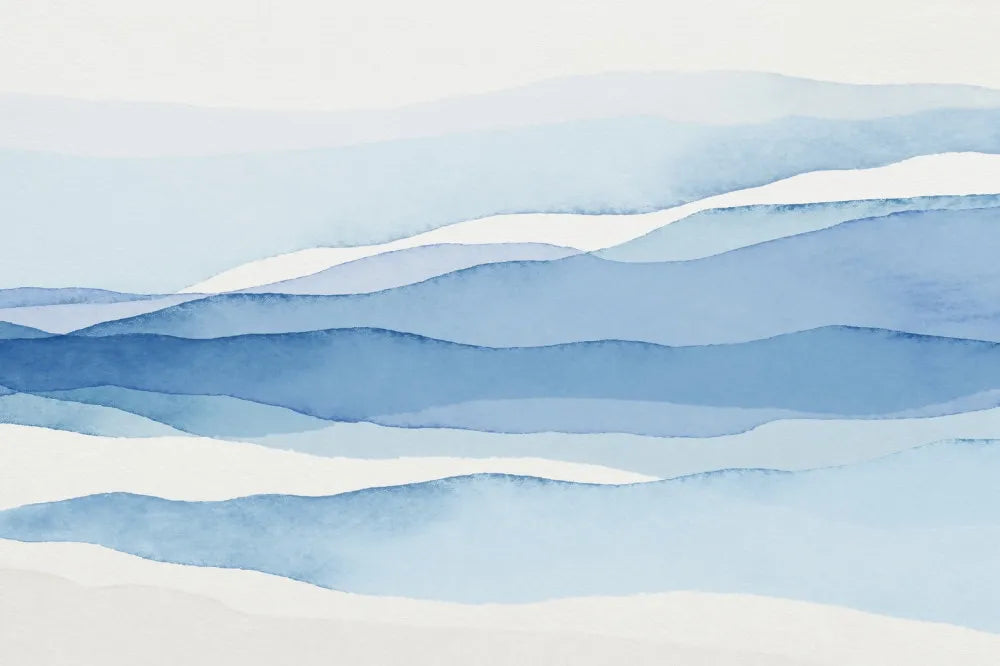 Blue sea, fluid